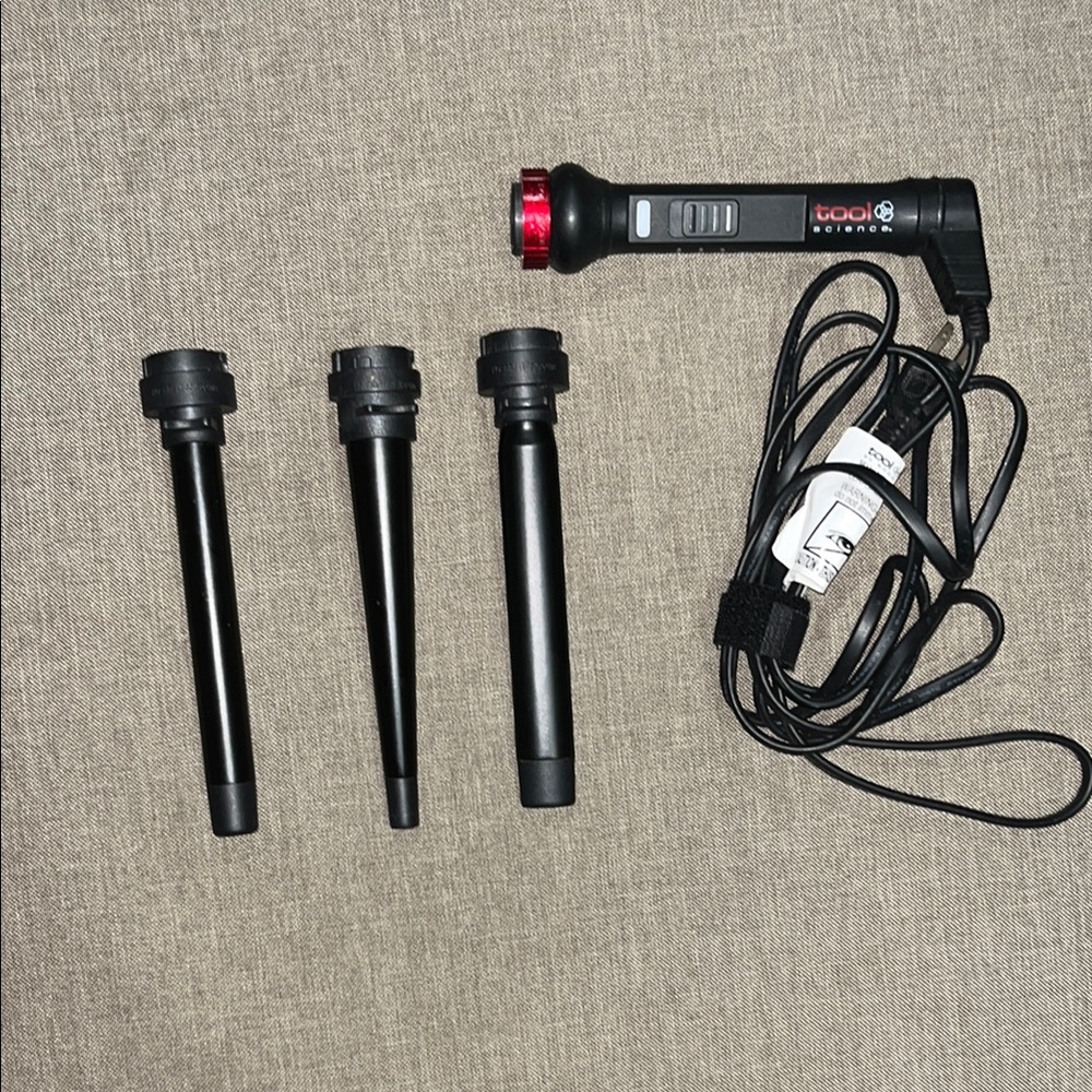 Tool Science Curling Wand Set with Attachments